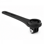 Suport metalic AKEEYO BT7, Montare pe ghidon, Unghi ajustabil, Compatibil cu camere AKEEYO / ciclocomputer Garmin, Negru 2 - lerato.ro