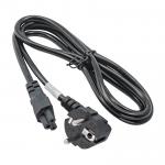 Cablu de alimentare Cloverleaf  AKYGA AK-NB-01C pentru incarcator laptop, 3 pini, 1.5 m, Negru 3 - lerato.ro
