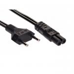 Cablu de alimentare Eight AKYGA AK-RD-01A pentru incarcator laptop, receptoare radio si alte dispozitive cu IEC C7- SN14, 2 pini, 1.5 m, Negru 3 - lerato.ro