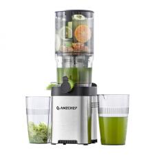 Storcator universal AMZCHEF CE-ZM1902B-SV, Recipient 700ml, Capacitate de maxim 4.5kg, Silver