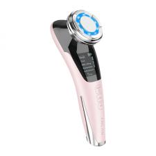 Aparat de masaj facial cu ultrasunete si terapie prin lumina ANLAN 01-ADRY11-001, 10000 RPM, 1000 mAh, Roz