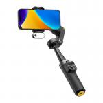 Stabilizator de imagine AOCHUAN X3, 3 axe, Rotire 360 grade, Senzor AI, Autonomie 12h, Telecomanda Bluetooth, USB-C, Negru 4 - lerato.ro