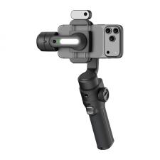Stabilizatoare de imagine pentru camere video, camere video sport si telefoane, Stabilizator de imagine AOCHUAN S3, 3 axe, Rotire 360 grade, Senzor AI, Control prin gesturi, Autonomie 10h, USB-C, Negru, lerato.ro