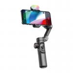 Stabilizator de imagine AOCHUAN Smart XE, 3 axe, Ilumninare RGB 7 culori, Zoom / Focalizare, Autonomie 10h, USB-C, Negru 2 - lerato.ro