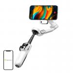 Stabilizator de imagine AOCHUAN P2, 3 axe, Rotire 360 grade, Senzor AI, Zoom / Focalizare, Autonomie 7h, USB-C, Alb 3 - lerato.ro