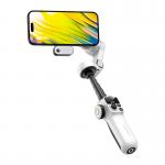 Stabilizator de imagine AOCHUAN P2, 3 axe, Rotire 360 grade, Senzor AI, Zoom / Focalizare, Autonomie 7h, USB-C, Alb 4 - lerato.ro