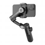 Stabilizator de imagine AOCHUAN X Pro Standard, 3 axe, Rotire 330 grade, Zoom / Focalizare, Autonomie 10h, USB-C, Negru 4 - lerato.ro