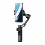 Stabilizator de imagine AOCHUAN X Pro Standard, 3 axe, Rotire 330 grade, Zoom / Focalizare, Autonomie 10h, USB-C, Negru 7 - lerato.ro