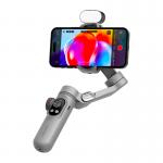Stabilizator de imagine AOCHUAN X Pro, 3 axe, Ilumninare RGB 7 culori, Rotire 330 grade, Zoom / Focalizare, Autonomie 10h, USB-C, Gri 4 - lerato.ro