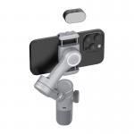 Stabilizator de imagine AOCHUAN X Pro, 3 axe, Ilumninare RGB 7 culori, Rotire 330 grade, Zoom / Focalizare, Autonomie 10h, USB-C, Gri 6 - lerato.ro