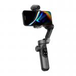 Stabilizator de imagine AOCHUAN X Pro, 3 axe, Senzor AI, Control prin gesturi, Rotire 330 grade, Zoom / Focalizare, Autonomie 10h, USB-C, Negru 4 - lerato.ro
