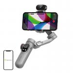 Stabilizator de imagine AOCHUAN X Pro, 3 axe, Senzor AI, Control prin gesturi, Rotire 330 grade, Zoom / Focalizare, Autonomie 10h, USB-C, Gri 3 - lerato.ro