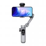 Stabilizator de imagine AOCHUAN X Pro, 3 axe, Senzor AI, Control prin gesturi, Rotire 330 grade, Zoom / Focalizare, Autonomie 10h, USB-C, Gri 4 - lerato.ro