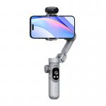 Stabilizator de imagine AOCHUAN X Pro, 3 axe, Senzor AI, Control prin gesturi, Rotire 330 grade, Zoom / Focalizare, Autonomie 10h, USB-C, Gri 5 - lerato.ro