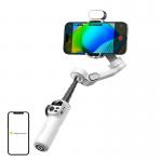 Stabilizator de imagine AOCHUAN X2, 3 axe, 4 moduri de operare, Modul iluminare RGB inclus, Rotire 310 grade, Zoom / Focalizare, Autonomie 10h, USB-C, Alb 3 - lerato.ro
