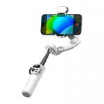 Stabilizator de imagine AOCHUAN X2, 3 axe, 4 moduri de operare, Modul iluminare RGB inclus, Rotire 310 grade, Zoom / Focalizare, Autonomie 10h, USB-C, Alb 2 - lerato.ro