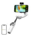 Stabilizator de imagine AOCHUAN X2, 3 axe, 4 moduri de operare, Senzor AI, Rotire 310 grade, Zoom / Focalizare, Autonomie 10h, USB-C, Alb 3 - lerato.ro
