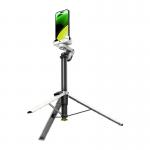 Stabilizator de imagine AOCHUAN M3 Pro, Senzor AI, Rotire 360 grade, Urmarire faciala, Control prin gesturi, Modul iluminare RGB inclus, Autonomie 7h, USB-C, Alb 2 - lerato.ro