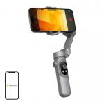 Stabilizator de imagine AOCHUAN X, 3 axe, 6 moduri de operare, Senzor AI, Rotire 330 grade, Control prin gesturi, Urmarire faciala, Autonomie 9h, USB-C, Gri 3 - lerato.ro