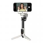 Stabilizator de imagine AOCHUAN M1 Pro, Senzor AI, Rotire 360 grade, Urmarire faciala, Control prin gesturi, Modul iluminare RGB inclus, Autonomie 7h, USB-C, Alb 6 - lerato.ro