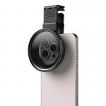 Filtru cu clema pentru telefoane si camere foto Apexel HD Glass 67mm ND32 APL-67VND32, Negru 3 - lerato.ro