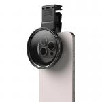 Filtru cu clema pentru telefoane si camere foto Apexel HD Glass 67mm ND400 APL- 67VND400, Negru 4 - lerato.ro