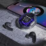 Casti wireless Acefast T8, Bluetooth 5.3, 480 mAh, Autonomie 4h, IPX4, USB-C, Roz 10 - lerato.ro