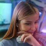 Casti wireless Acefast T8, Bluetooth 5.3, 480 mAh, Autonomie 4h, IPX4, USB-C, Mov 4 - lerato.ro