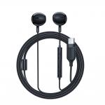 Casti audio cu microfon Acefast L2, In ear, Control pe fir, USB-C, Lungime cablu 1.2m, Negru 2 - lerato.ro