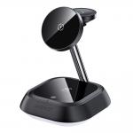 Statie de incarcare 3 in 1 Acefast E16, Incarcare Wireless 15W, Quick Charging, Negru 2 - lerato.ro