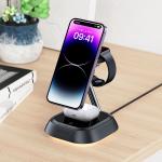 Statie de incarcare 3 in 1 Acefast E16, Incarcare Wireless 15W, Quick Charging, Negru 4 - lerato.ro