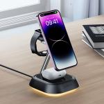Statie de incarcare 3 in 1 Acefast E16, Incarcare Wireless 15W, Quick Charging, Negru 5 - lerato.ro