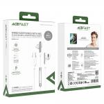 Casti audio cu microfon Acefast L3, In ear, Control pe fir, USB-C, Lungime cablu 1.2m, Alb 6 - lerato.ro