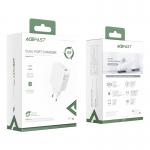 Incarcator retea Acefast A5, 32W, 2.4A, 1xUSB-C, 1xUSB-A, Alb 6 - lerato.ro