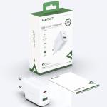 Incarcator retea Acefast A25, 20W, 3A, 1xUSB-C, 1xUSB-A, Alb 15 - lerato.ro