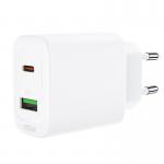 Incarcator retea Acefast A25, 20W, 3A, 1xUSB-C, 1xUSB-A, Alb 7 - lerato.ro
