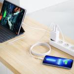 Incarcator retea Acefast A25, 20W, 3A, 1xUSB-C, 1xUSB-A, Alb 11 - lerato.ro