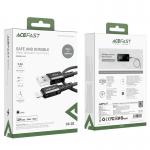 Cablu pentru incarcare si transfer de date Acefast MFI, USB-A la Lightning, 2.4A, 480Mbps, 1.8m, Negru 6 - lerato.ro