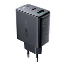 Incarcator retea Acefast A5, 32W, 2.4A, 1xUSB-C, 1xUSB-A, Negru