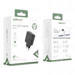 Incarcator retea Acefast A5, 32W, 2.4A, 1xUSB-C, 1xUSB-A, Negru 6 - lerato.ro