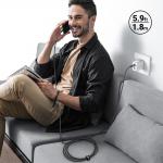 Cablu pentru incarcare si transfer de date Acefast C4-01, USB-C la Lightning, 30W, 3A, 480Mbps, 1.8m, Negru 16 - lerato.ro