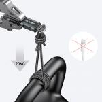 Cablu pentru incarcare si transfer de date Acefast MFI, USB-A la Lightning, 2.4A, 480Mbps, 1.2m, Negru 12 - lerato.ro