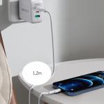 Cablu pentru incarcare si transfer de date Acefast C2-01, USB-C la Lightning, 30W, 3A, 480Mbps, 1.2m, Negru 14 - lerato.ro