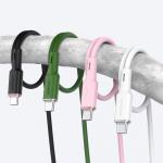 Cablu Acefast C2-03, USB-C la USB-C, 60W, 3A, 480Mbps, 1.2m, Verde 14 - lerato.ro