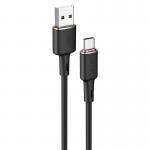 Cablu Acefast C2-04, USB-A la USB-C, 3A, 1.2m, Negru 2 - lerato.ro