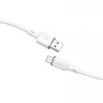 Cablu pentru incarcare si transfer de date Acefast C2-04, USB-A la USB-C, 3A, 1.2m, Alb 3 - lerato.ro