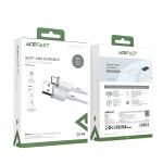 Cablu pentru incarcare si transfer de date Acefast C2-04, USB-A la USB-C, 3A, 1.2m, Alb 6 - lerato.ro