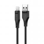 Cablu pentru incarcare si transfer de date Acefast MFI C3-02, USB-A la Lightning, 2.4A, 480Mbps, 1.2m, Negru 2 - lerato.ro