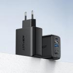 Incarcator retea Acefast A17 2in1, 65W, 1A, 1xUSB-C, 1xUSB-A, 1xHDMI 4K/60Hz, Cablu USB-C 1.8m inclus, Negru 7 - lerato.ro