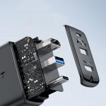 Incarcator retea Acefast A17 2in1, 65W, 1A, 1xUSB-C, 1xUSB-A, 1xHDMI 4K/60Hz, Cablu USB-C 1.8m inclus, Negru 10 - lerato.ro